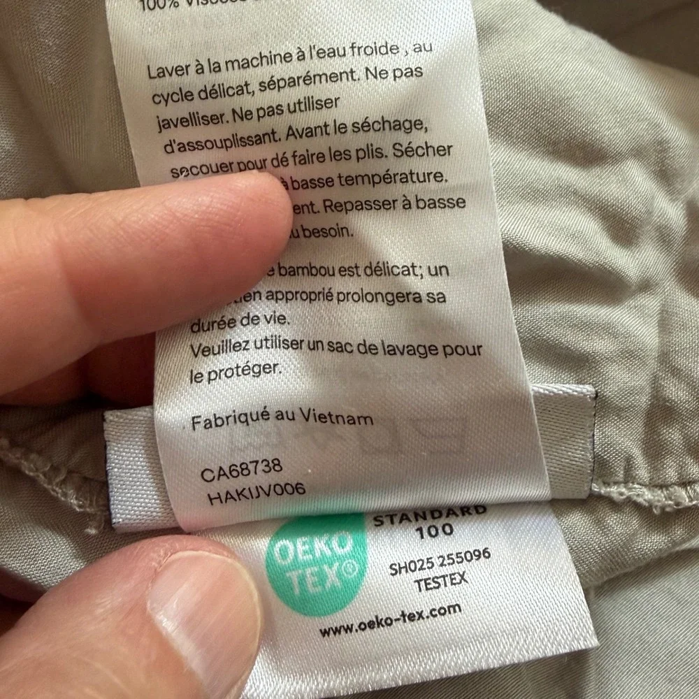 Quince Bamboo Duvet Cover King Cal King Light Grey Organic Quiet Luxury Bedding